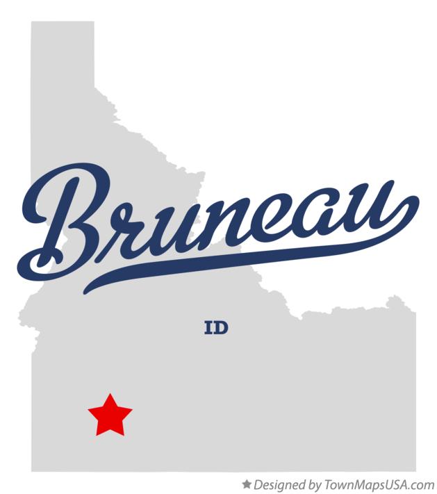 Map of Bruneau, ID, Idaho
