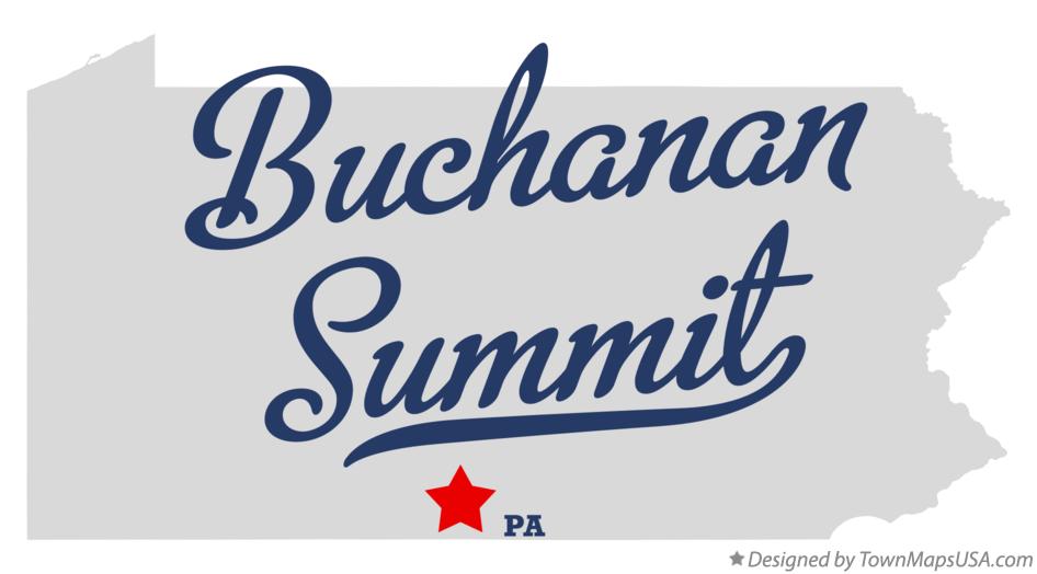 Map of Buchanan Summit, PA, Pennsylvania