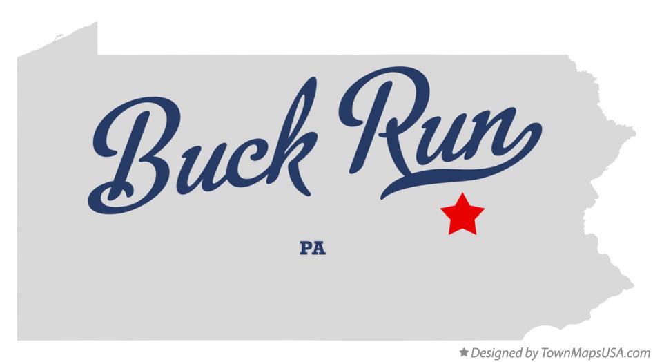 Map of Buck Run, PA, Pennsylvania