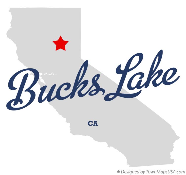 Map of Bucks Lake, CA, California