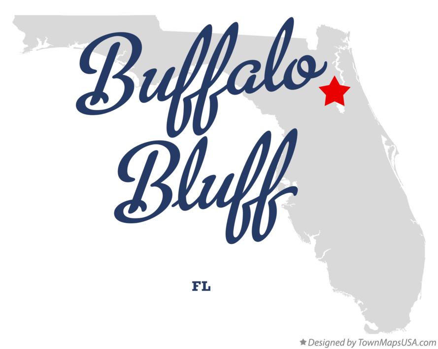 Map of Buffalo Bluff, FL, Florida