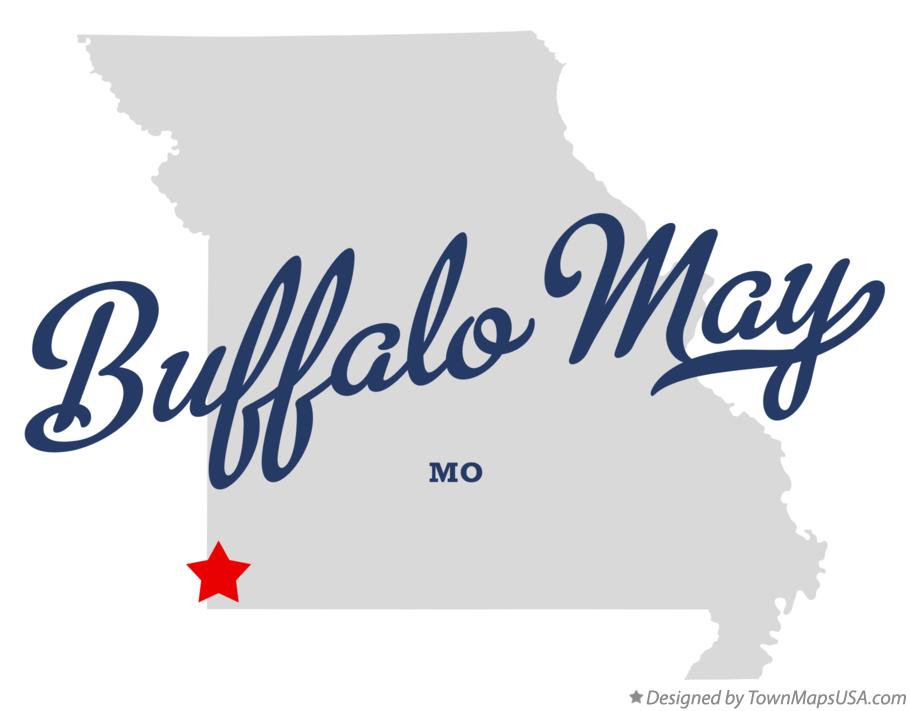 Map of Buffalo May, MO, Missouri