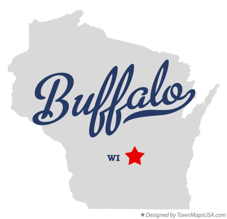 Map of Buffalo, Marquette County, WI, Wisconsin