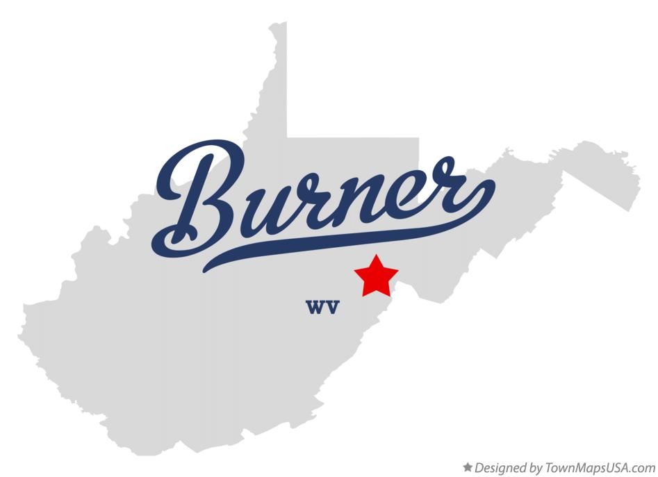 Map of Burner, WV, West Virginia