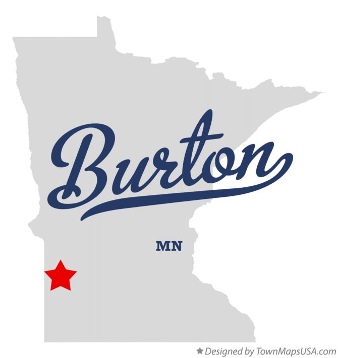 Map of Burton, MN, Minnesota