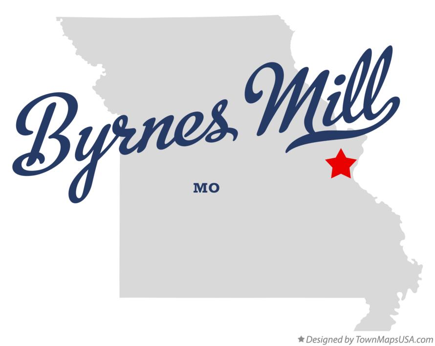 Map of Byrnes Mill, MO, Missouri