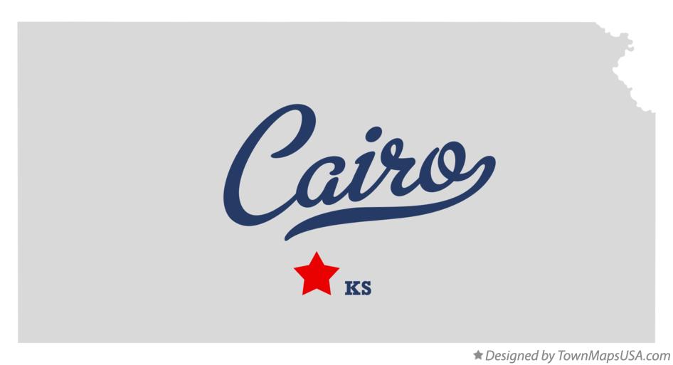 Map of Cairo, KS, Kansas