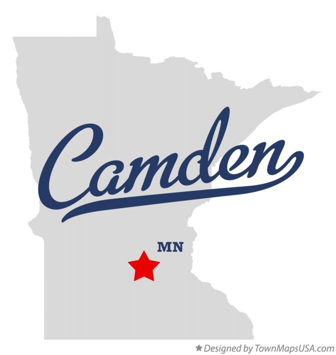 Map of Camden, MN, Minnesota