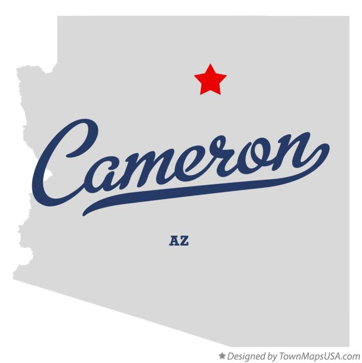 Map of Cameron, AZ, Arizona