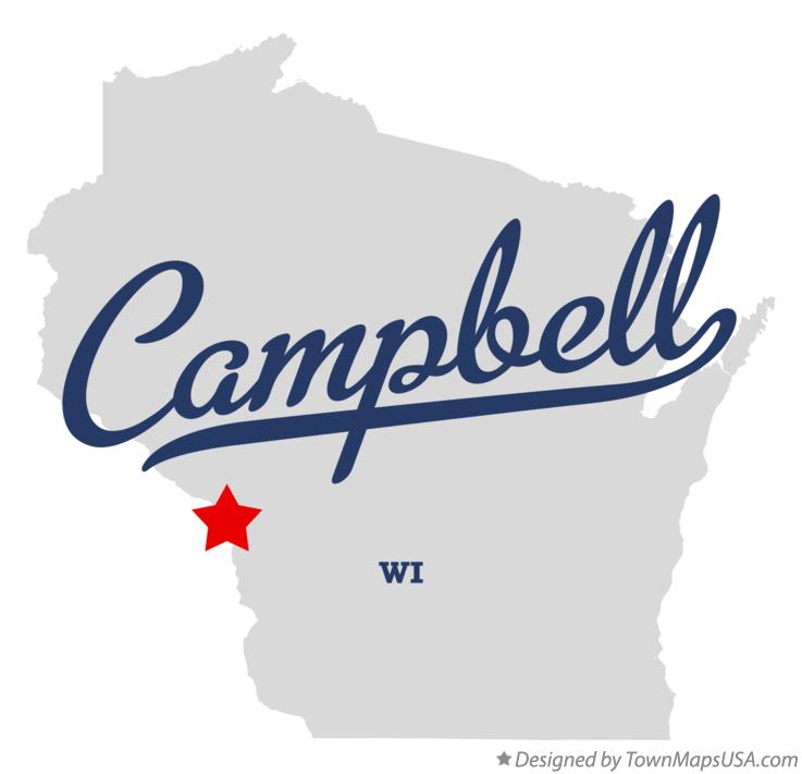 Map of Campbell, WI, Wisconsin