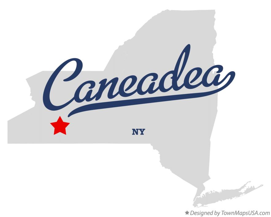 Map of Caneadea, NY, New York
