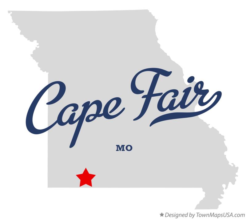 Map of Cape Fair, MO, Missouri