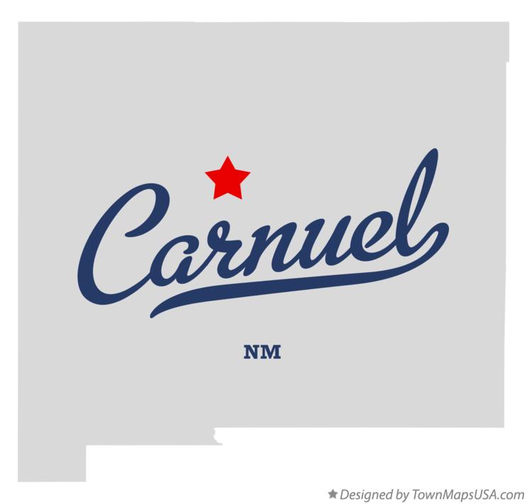Map of Carnuel, NM, New Mexico