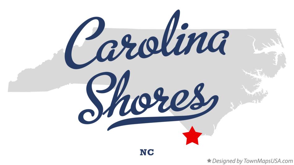 Map of Carolina Shores, NC, North Carolina