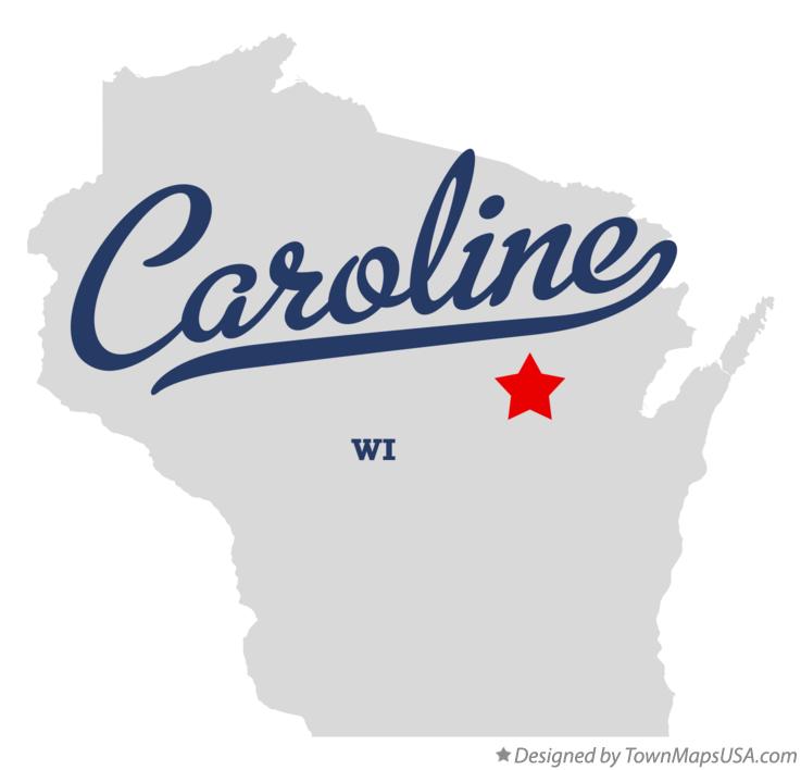 Map of Caroline, WI, Wisconsin