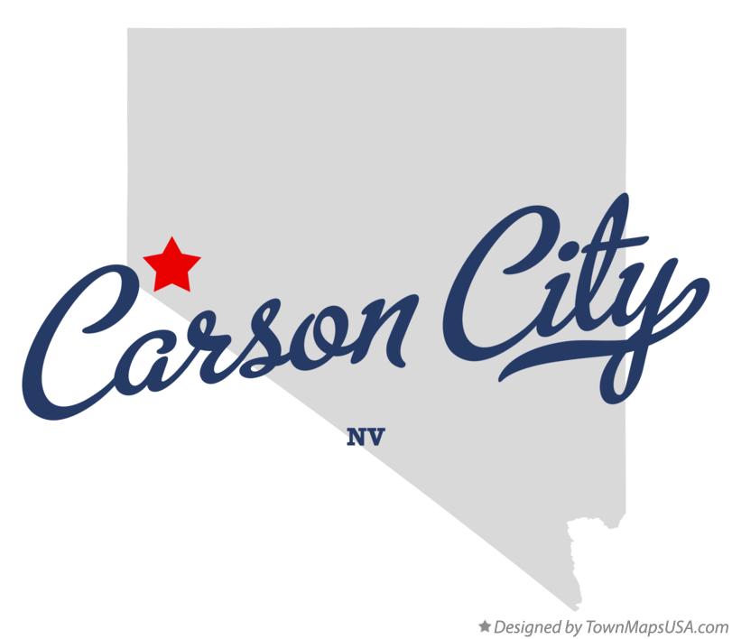 Map Of Carson City Nevada Maping Resources