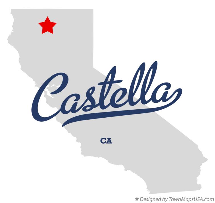 Map of Castella, CA, California