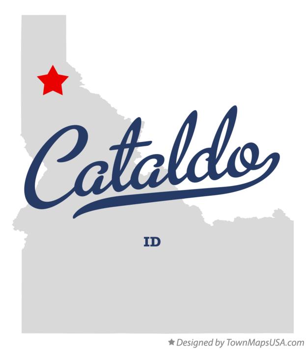 Map of Cataldo, ID, Idaho