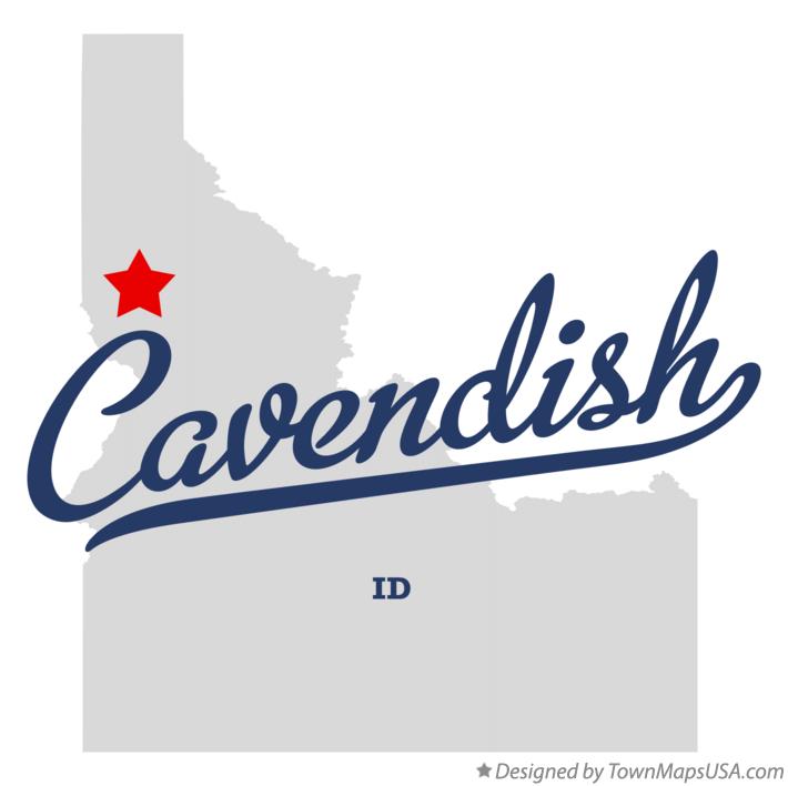 Map of Cavendish, ID, Idaho