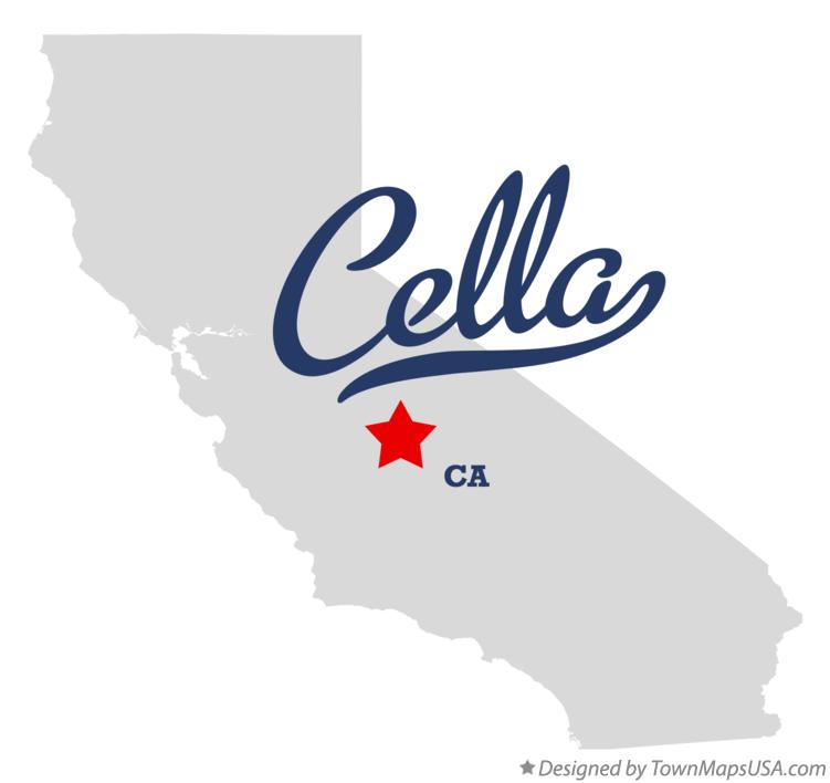 Map of Cella, CA, California