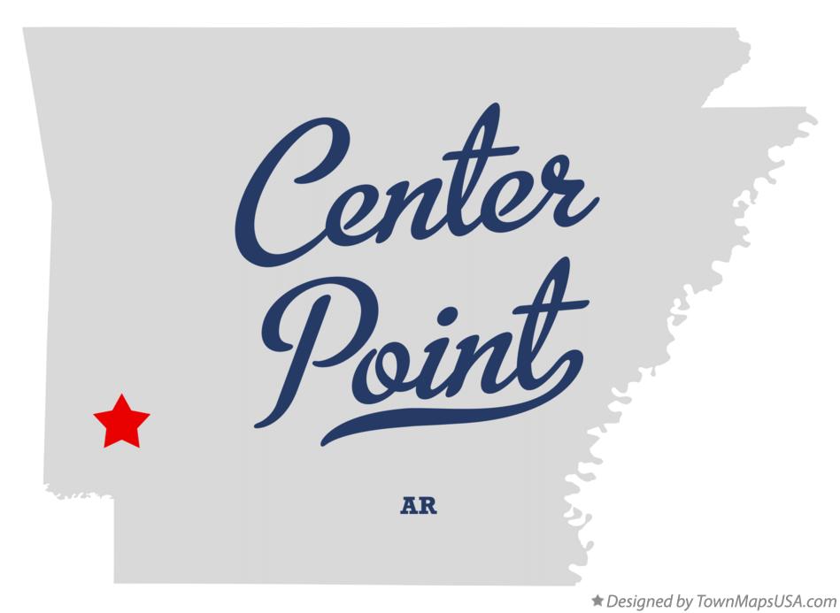 Map of Center Point, AR, Arkansas