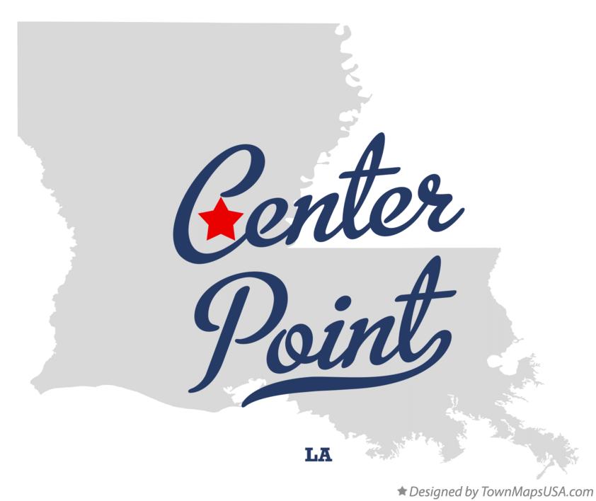 Map of Center Point, LA, Louisiana