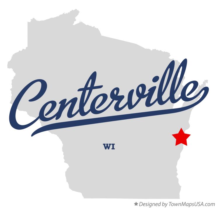 Map of Centerville, Manitowoc County, WI, Wisconsin