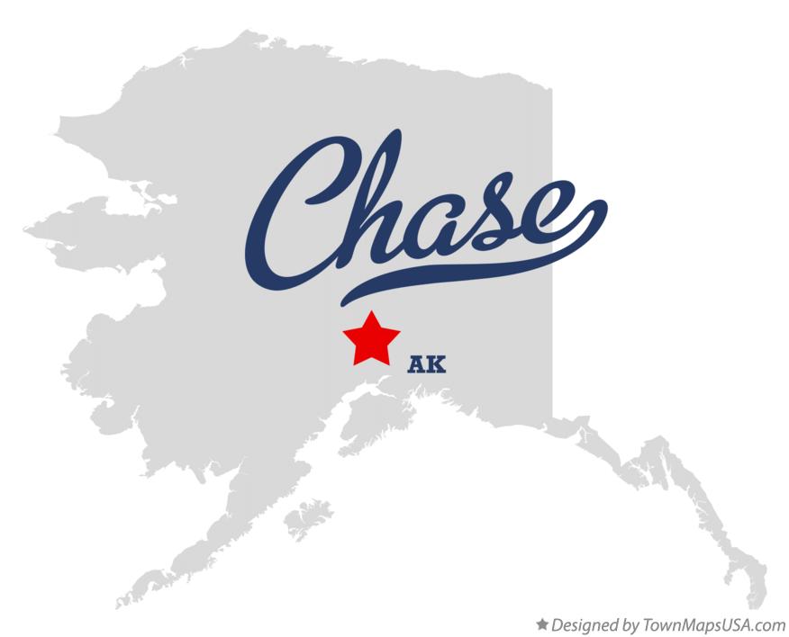 Map of Chase, AK, Alaska