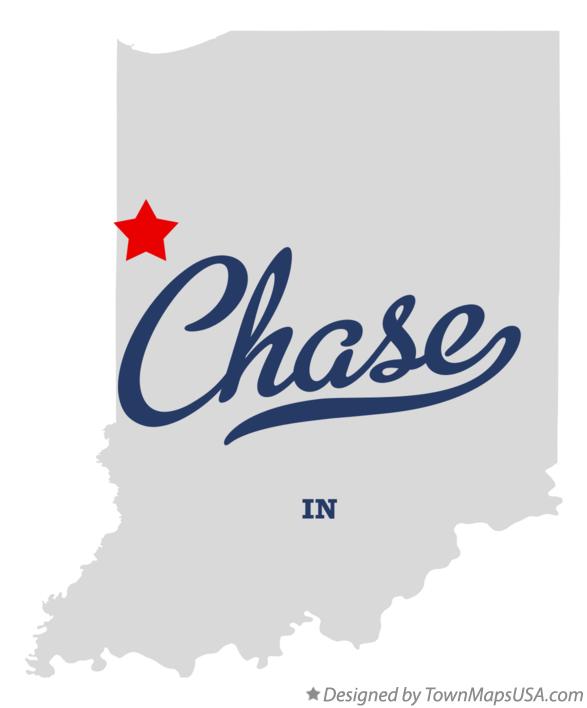Map of Chase, IN, Indiana