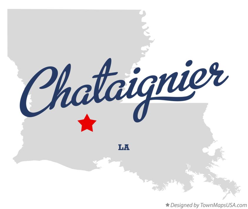 Map of Chataignier, LA, Louisiana