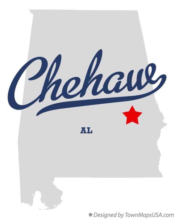 Map of Chehaw, AL, Alabama