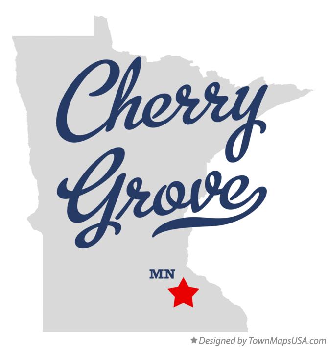 Map of Cherry Grove, Goodhue County, MN, Minnesota