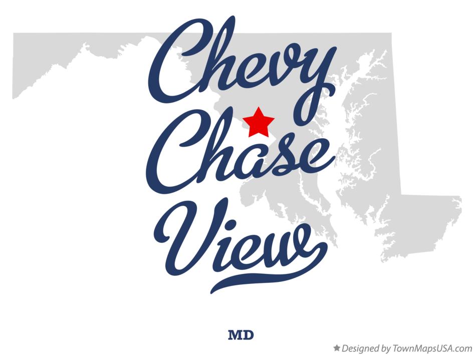 Map of Chevy Chase View, MD, Maryland