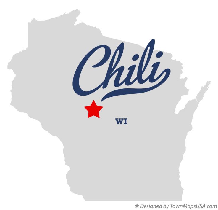 Map of Chili, WI, Wisconsin