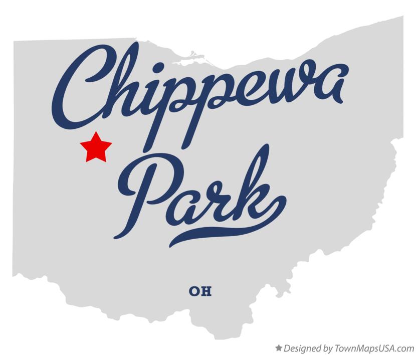 Map of Chippewa Park, OH, Ohio