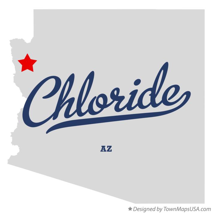 Map of Chloride, AZ, Arizona