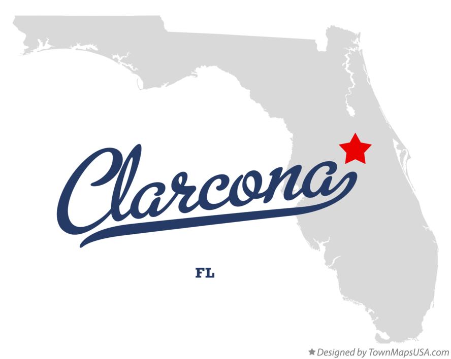 Map of Clarcona, FL, Florida