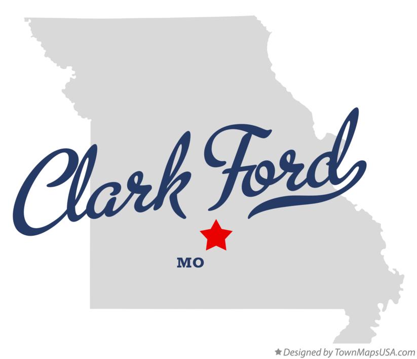 Map of Clark Ford, MO, Missouri