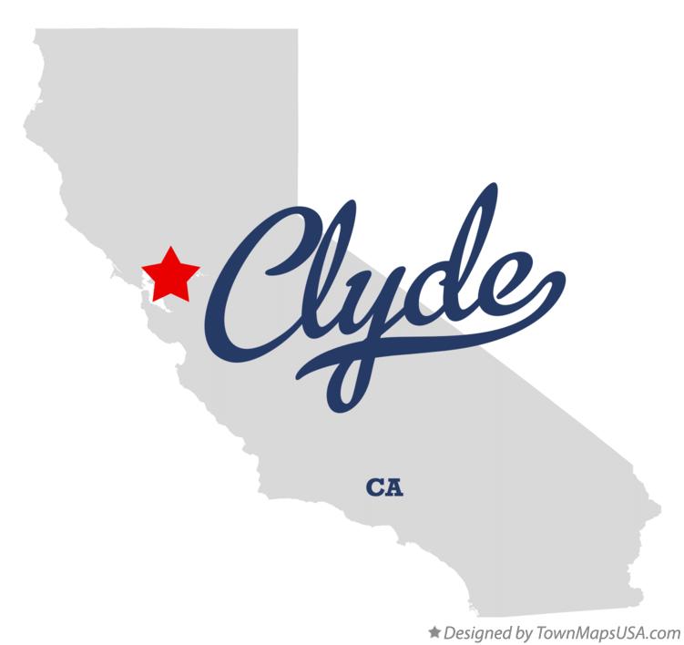 Map of Clyde, CA, California