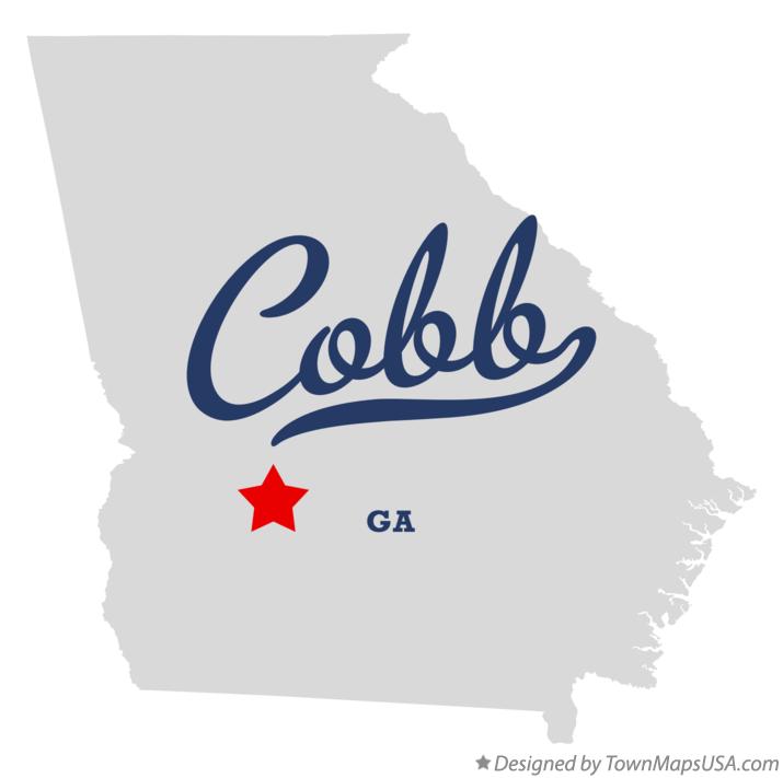 Map of Cobb, GA,