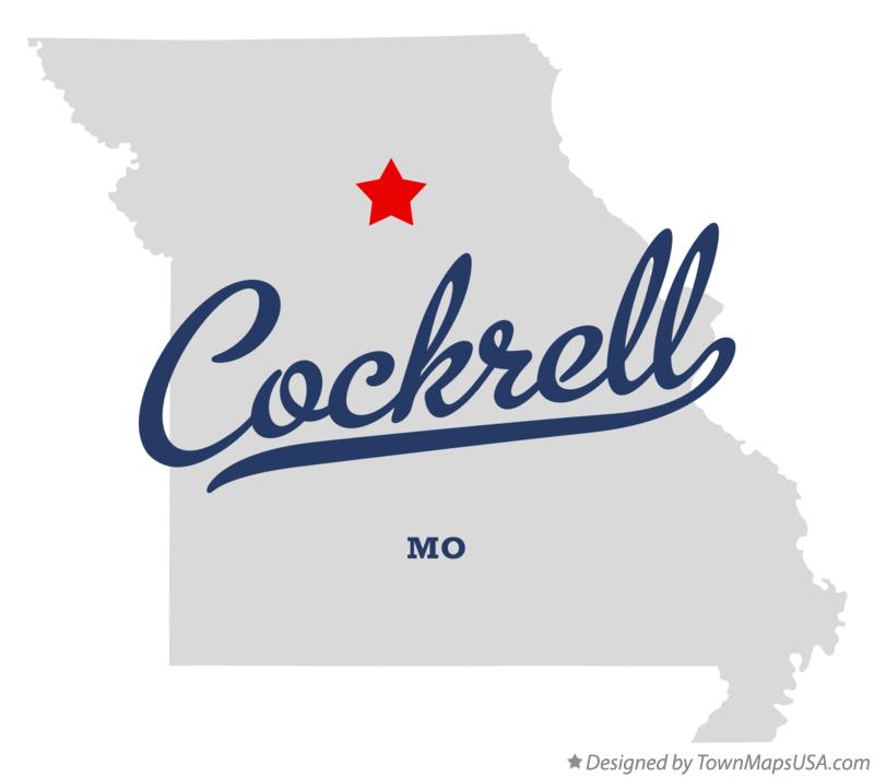 Map of Cockrell, MO, Missouri