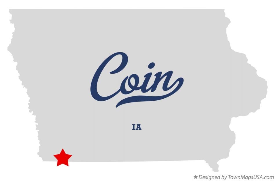 Map of Coin, IA, Iowa