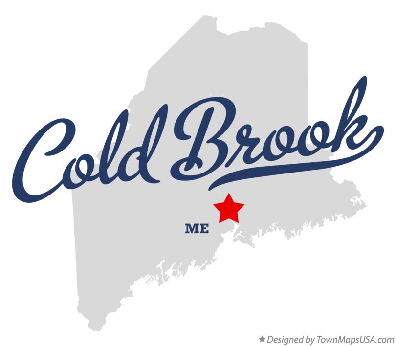 Map of Cold Brook, ME, Maine