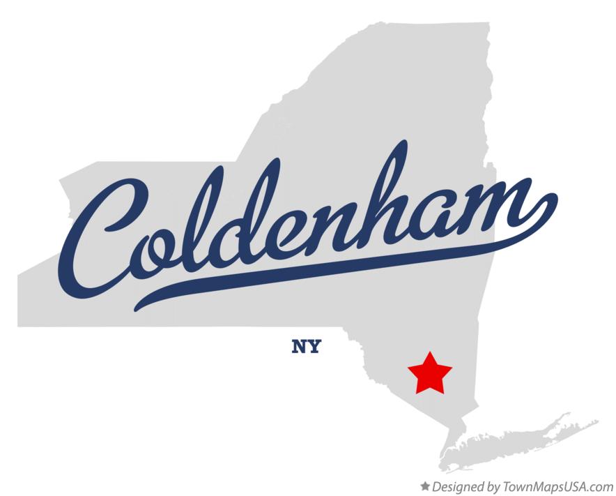 Map of Coldenham, NY, New York