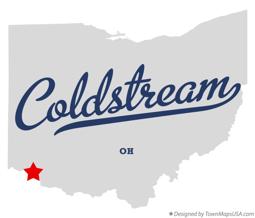 Map of Coldstream, OH, Ohio