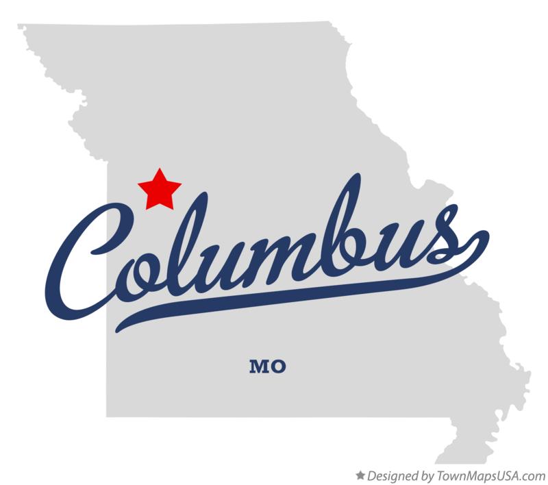 Columbus Missouri Map