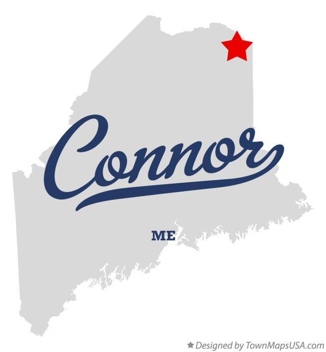 Map of Connor, ME, Maine