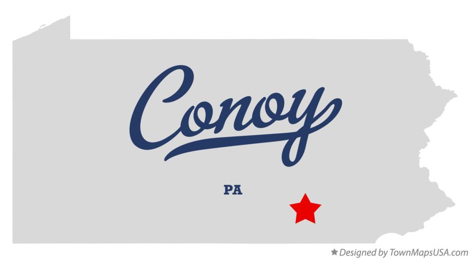 Map of Conoy, PA, Pennsylvania