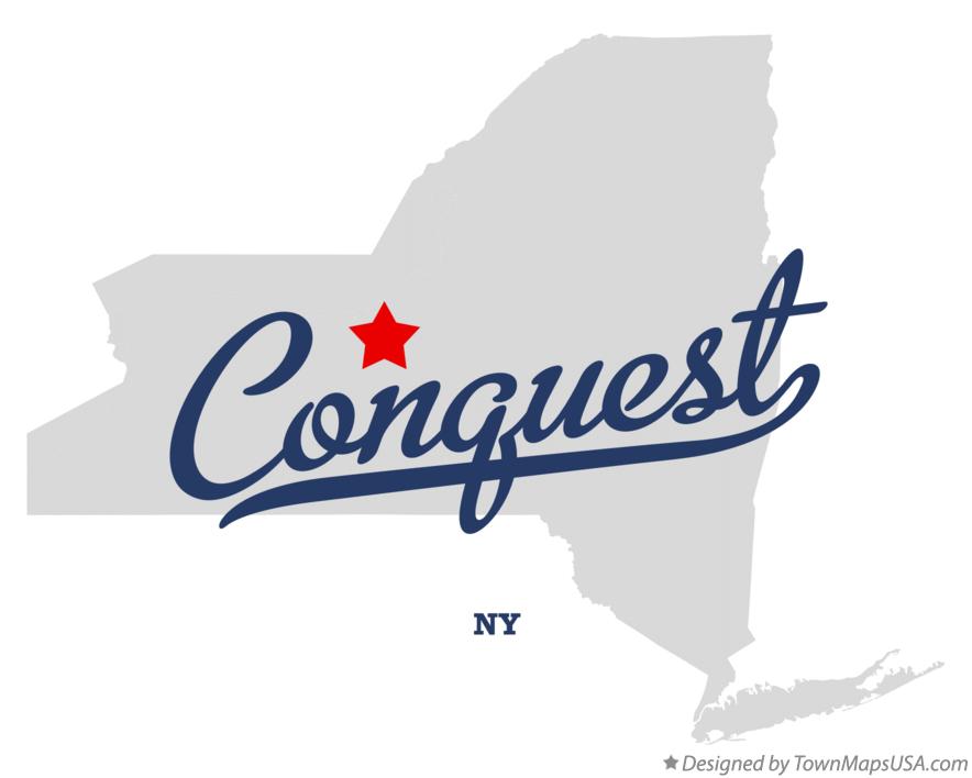 Map of Conquest, NY, New York