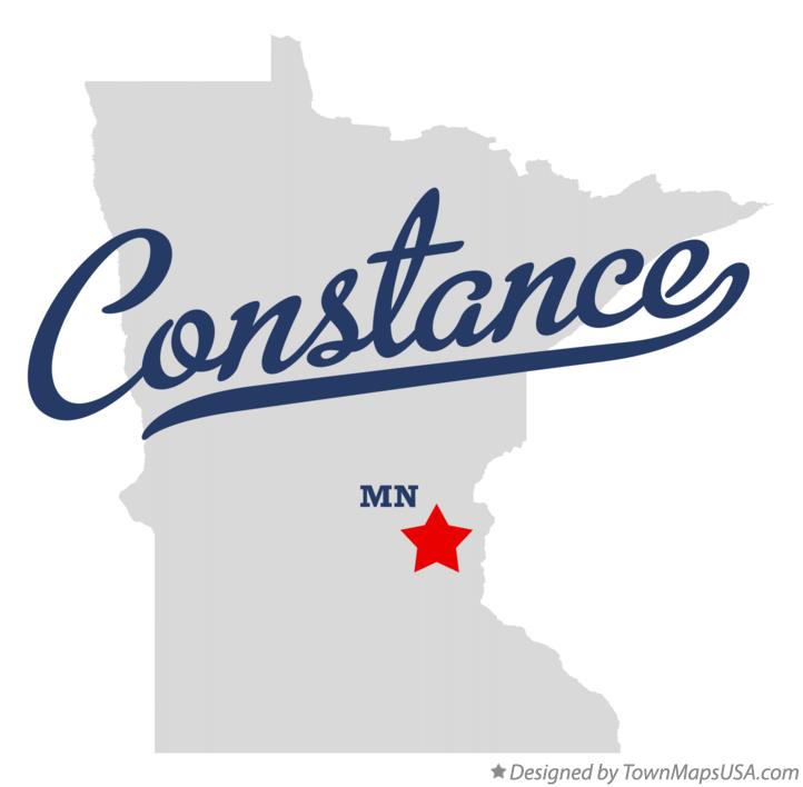 Map of Constance, MN, Minnesota
